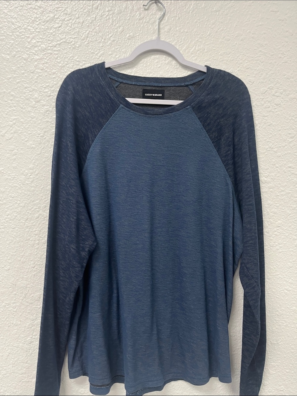 Lucky Brand Blue Long Sleeve Tee
#1050